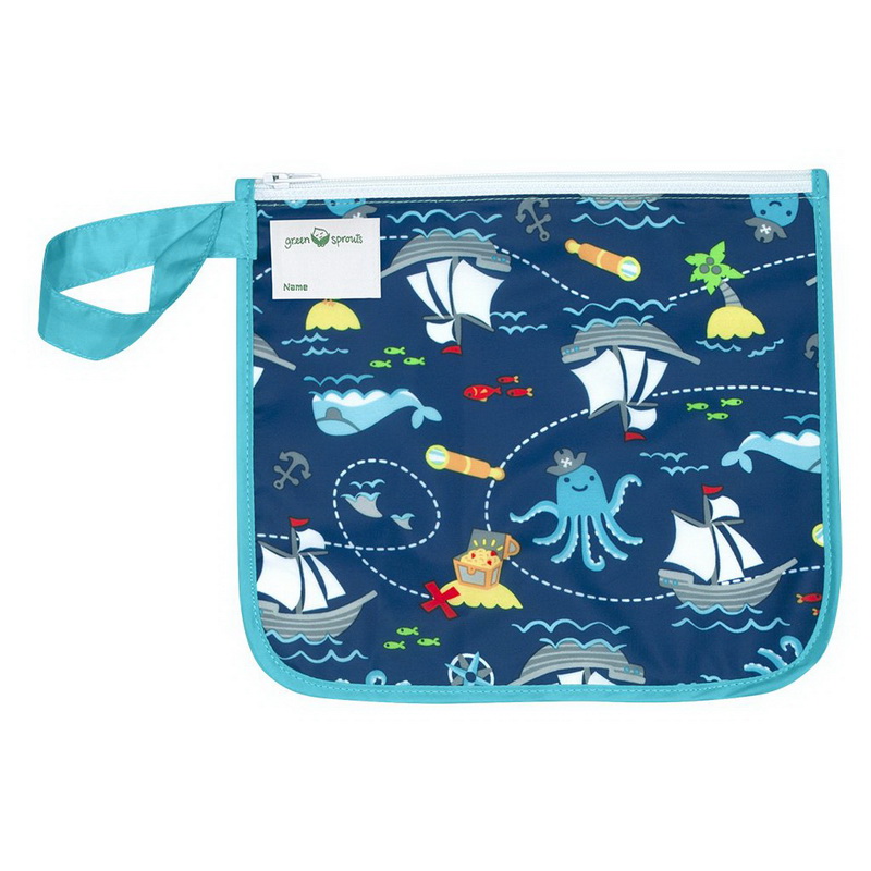 Bolso Aislante para Meriendas Piratas Green Sprouts